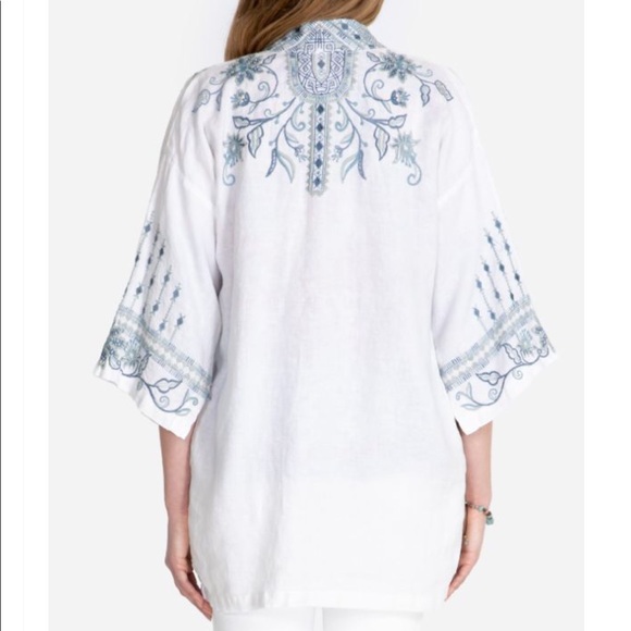 Johnny Was Maike Linen Kimono - Picture 6 of 7